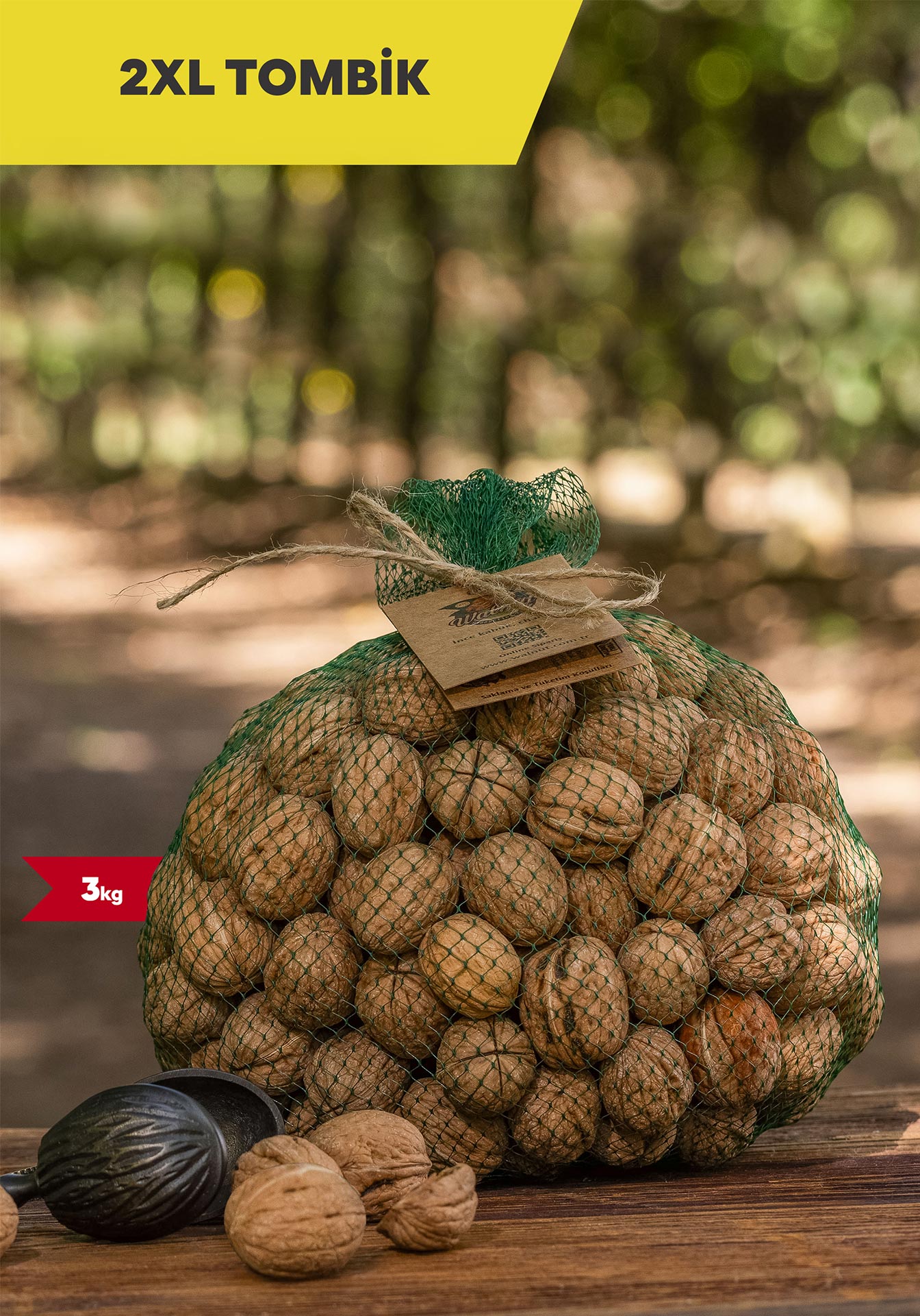 Chandler Kuru Ceviz 2XL - 3kg (34mm Kalibre Üstü) - WPC Walnut