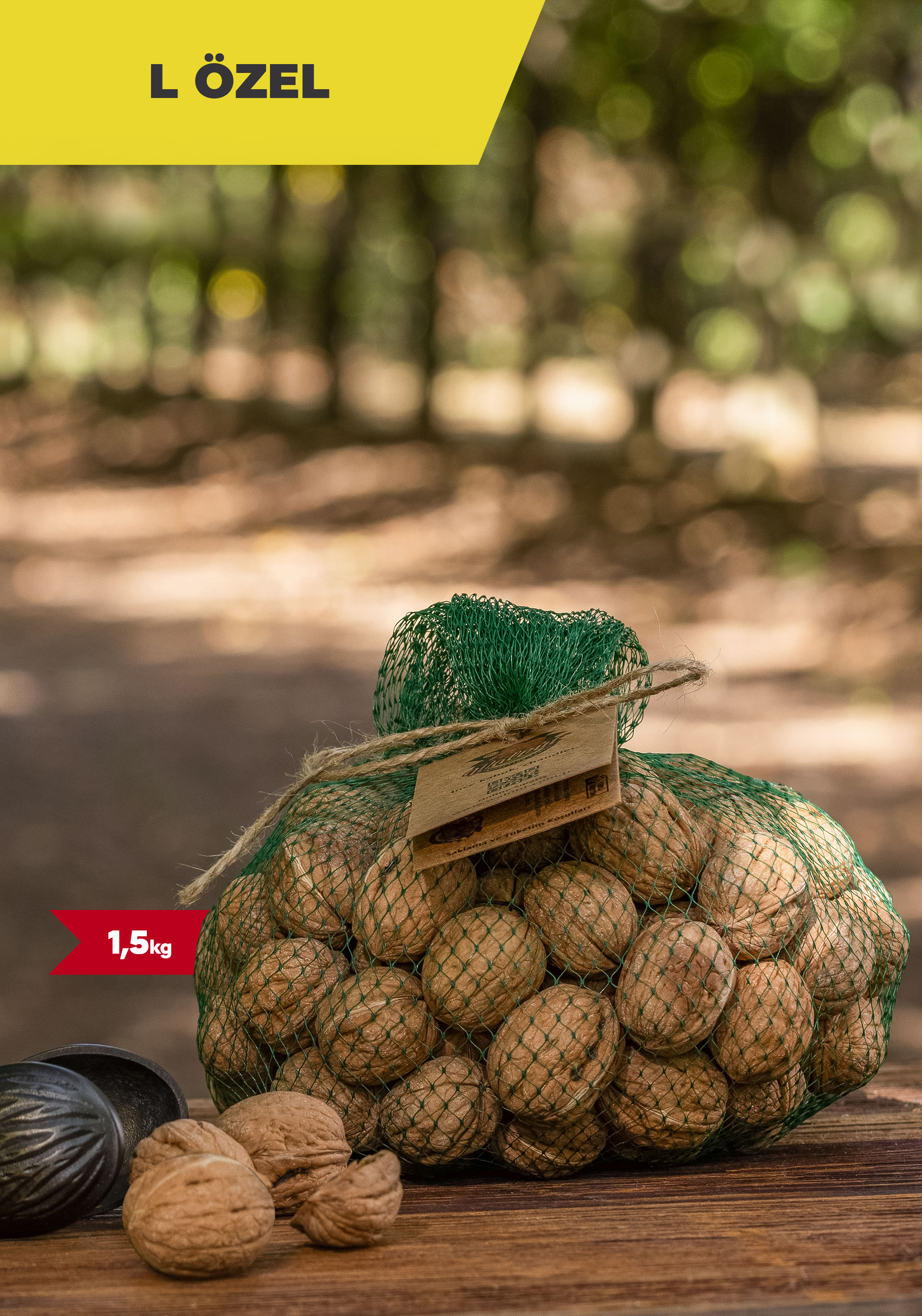 Chandler Kuru Ceviz L - 1,5kg (28-32 mm Kalibre Arası) - WPC Walnut