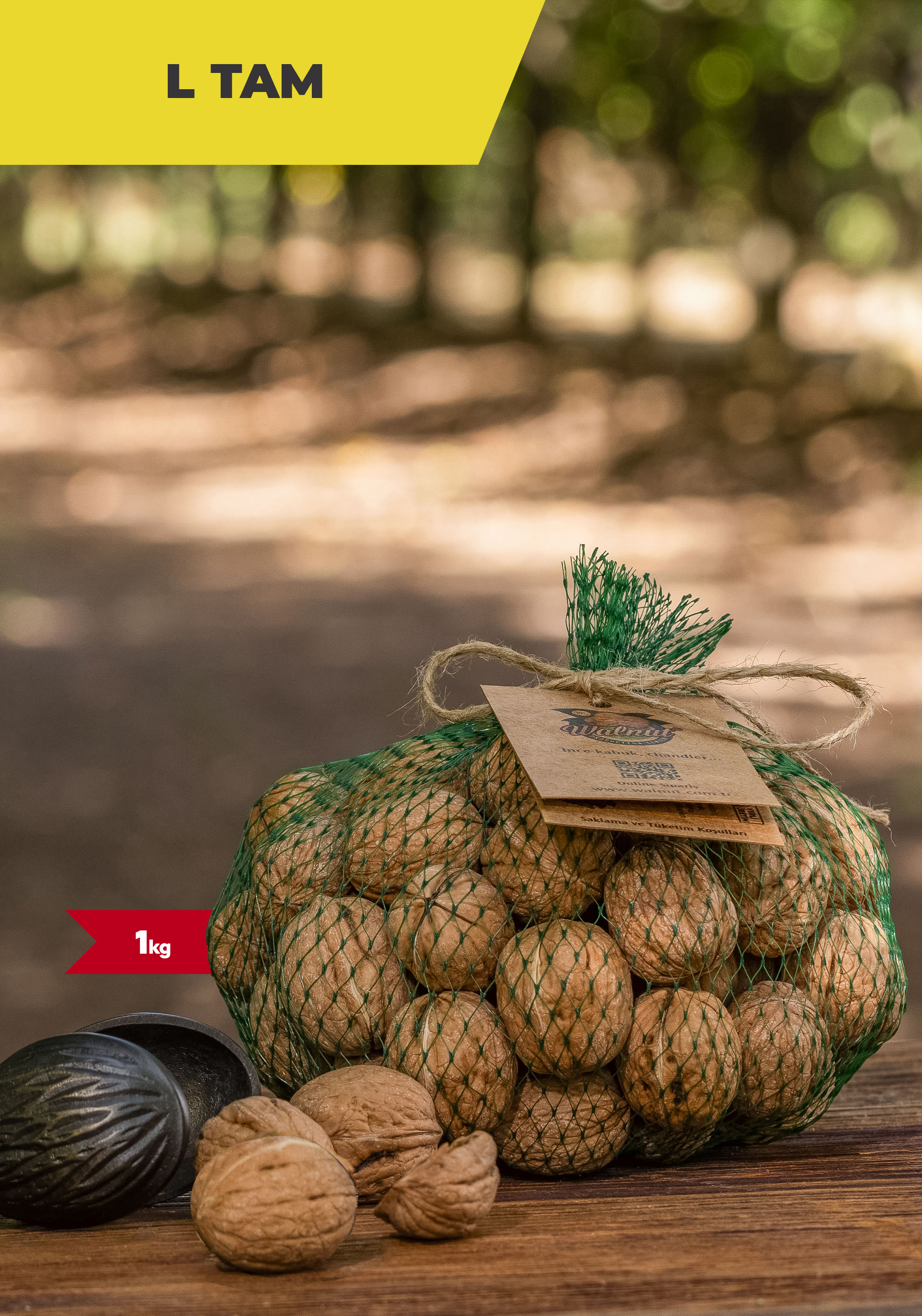 Chandler Kuru Ceviz L - 1kg (28-32 mm Kalibre Arası) - WPC Walnut