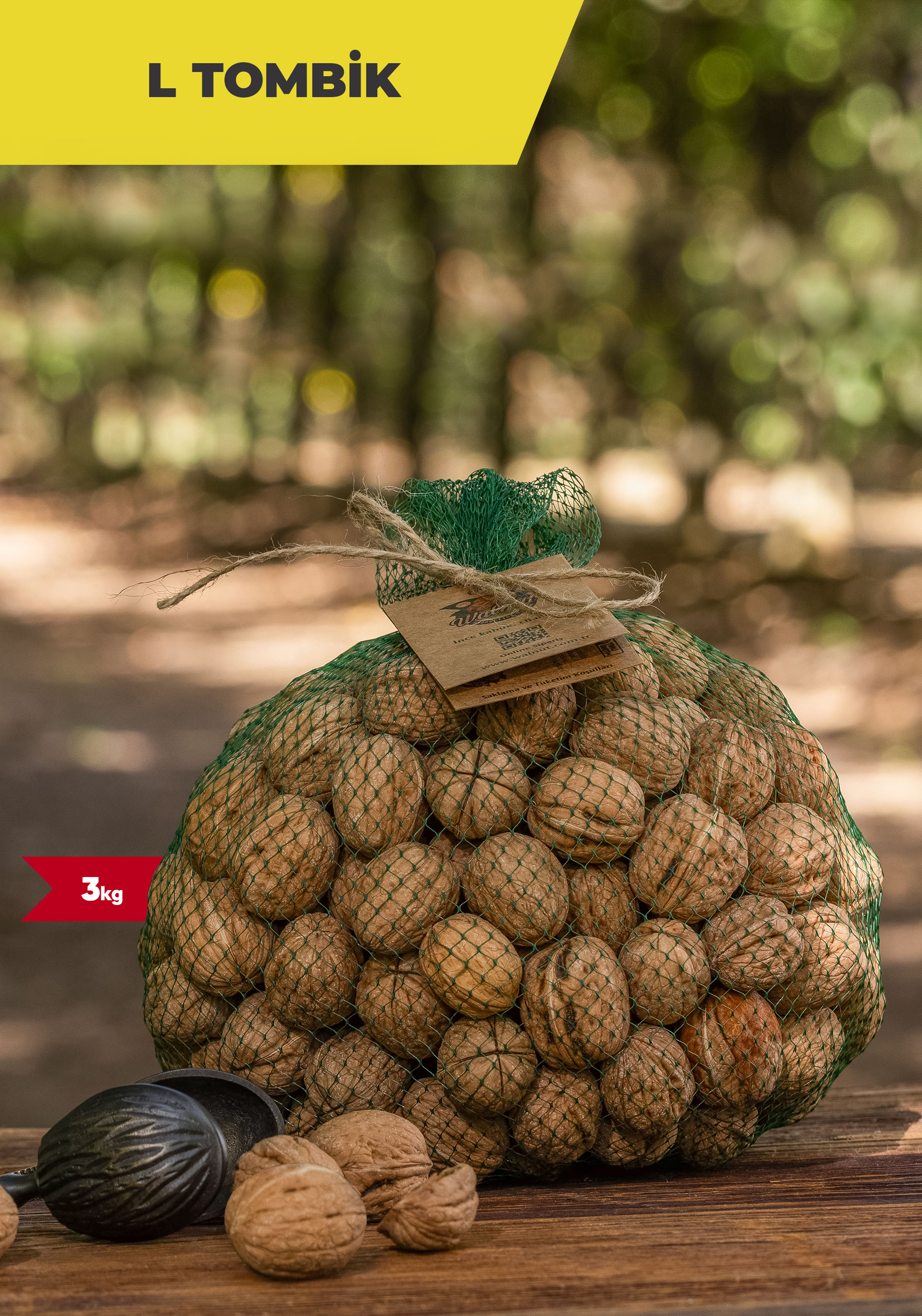 Chandler Kuru Ceviz L - 3kg (28-32 mm Kalibre Arası) - WPC Walnut